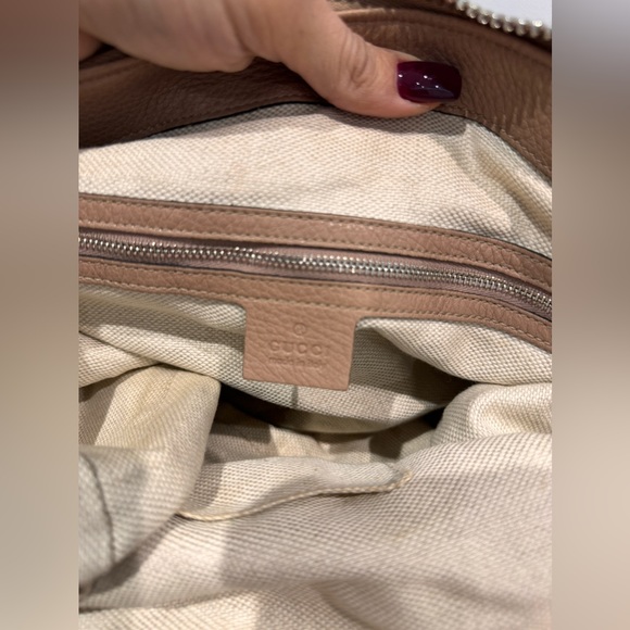 Authentic Pre-Owned Gucci Bamboo Bar Shoulder Bag GG Canvas Medium - Picture 13 of 17